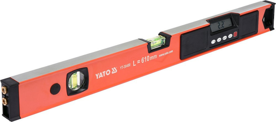 Электронный уровень с лазерной точкой, YATO, фото 2