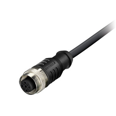 05.00.6061.6211.XXXX | M12 Connector plug with cable