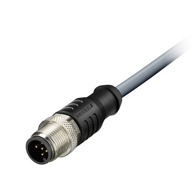 05.00.6091.A411.XXXX | M12 Connector plug with cable