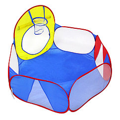 Детский игровой манеж  120 см с корзиной для игры в мяч, арт.RE9101B