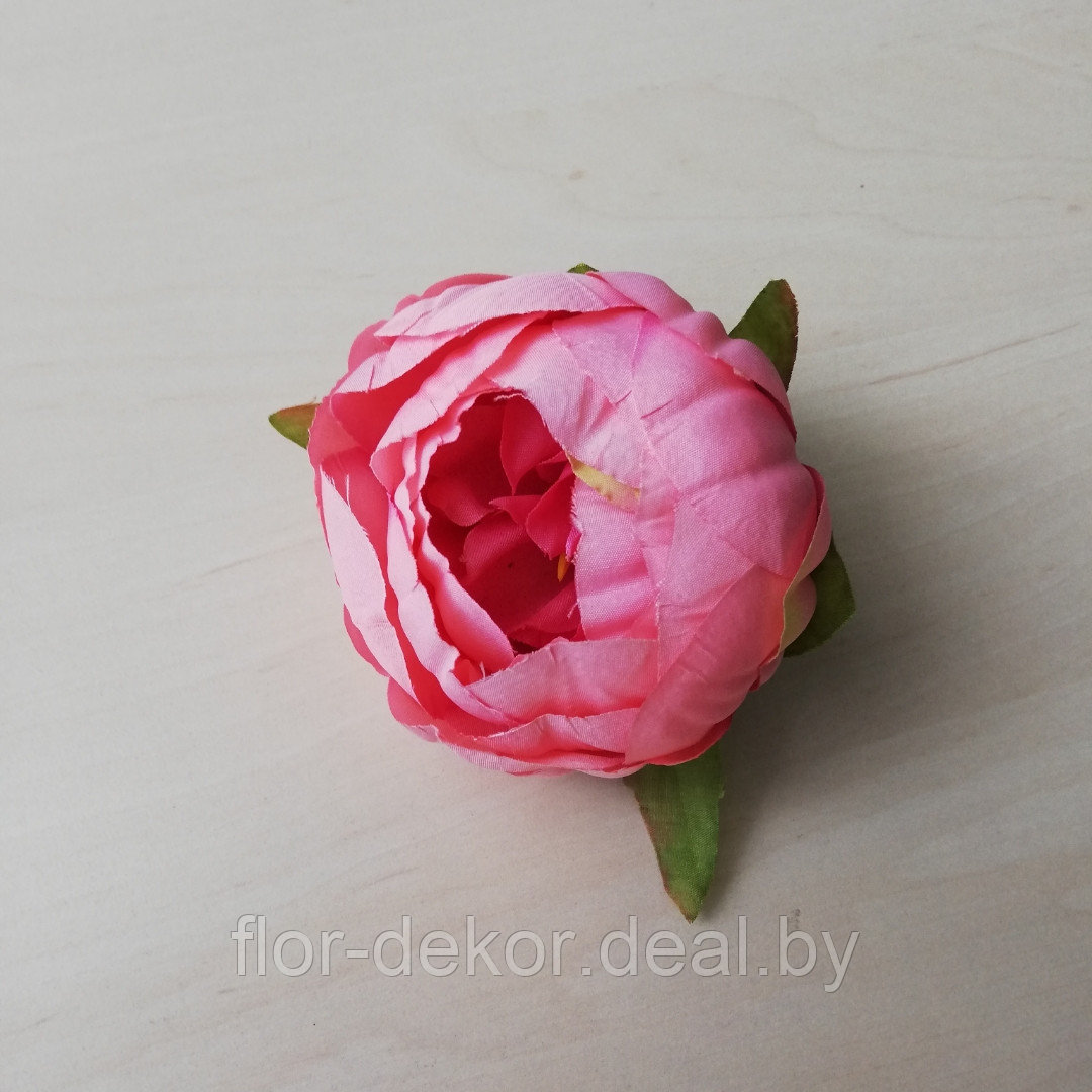 Головка пиона розовая, d 9 см. - фото 1 - id-p66276609
