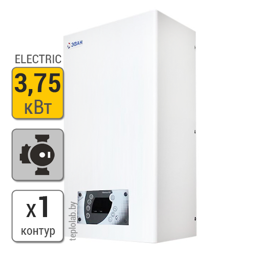 Электрический котел ЭВАН WARMOS-RX 3,75 кВт, 220 В