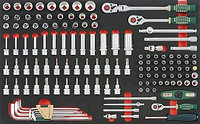 Набор инструментов в ложементе 1/4" & 3/8" Force 31331