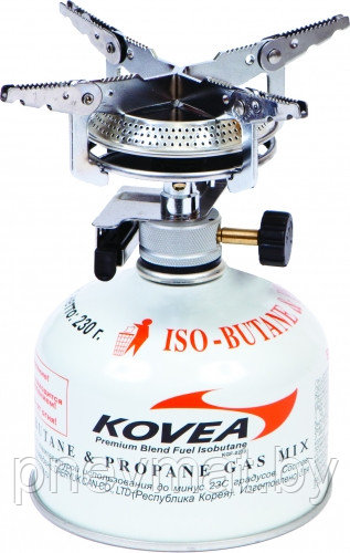 Газовая горелка Kovea KB-0408 Hiker Stove (2 кВт; с пьезоподжигом).