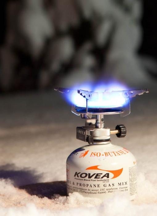 Газовая горелка Kovea KB-0408 Hiker Stove (2 кВт; с пьезоподжигом). - фото 9 - id-p5634948