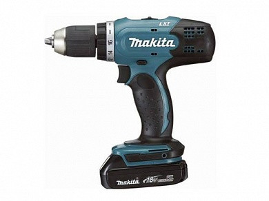 Аккум. дрель-шуруповерт MAKITA DDF 453 RFE в чем. (18.0 В, 2 акк., 3.0 А/ч Li-Ion, 2 скор., 42 Нм, шурупы до - фото 1 - id-p104314601