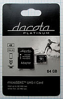 Карта памяти DACOTA PLATINUM (DPMF20644K) microSDXC UHS-I 64GB