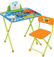 Детский складной столик со стульчиком  "Ми-Ми-Мишки" с азбукой арт. ММ1/1