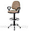 Кресла для кассира и ресепшн РЕГАЛ GTS для комфортной работы, стул REGAL GTS Ring Base хром Stopki в ткани, фото 9