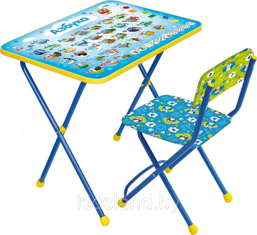 Детский складной столик со стульчиком "Азбука" арт. КП2/9 - фото 2 - id-p104380560