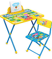 Детский складной столик со стульчиком  "Фиксики" арт. Ф1А
