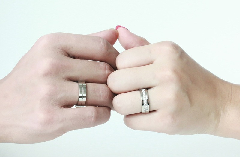 Парные кольца для влюбленных "Неразлучная пара 165" - фото 7 - id-p104391488