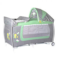 Манеж двухуровневый Lorelli DANNY 2 ROCKER, манеж-кровать детский на колесах, разные цвета