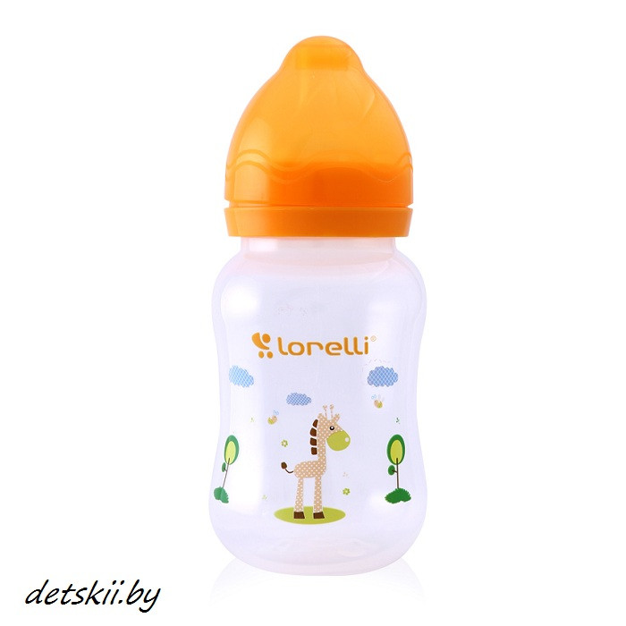 Бутылочка для кормления с широким горлом Lorelli 250мл