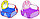 Детская игровая палатка-манеж с кольцом (фиолет) 120*36*73см, арт. RE9101P, фото 2