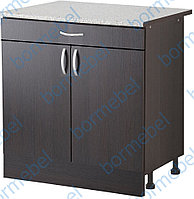 Кухонный напольный шкаф НШ80р с шуфлядой и столешницей (800 мм)