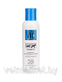 Шампунь для кошек и собак - Doctor VIC с хлоргексидином 4 %