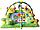 1030068 Развивающий коврик Lorelli "Звери", игровой коврик с игрушками, коврик с бортиком Bertoni, фото 2