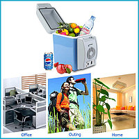 Холодильник-нагреватель автомобильный Portable Electronic Cooling 7.5 л – мини автохолодильник 12V, фото 1