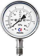 Манометр ТМ- 621Р.00(0-1МРа) (-30-+25C)М20х1,5. 1,0.NH3 Аммиак нерж сталь