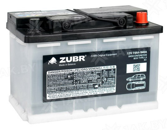 Аккумуляторная батарея ZUBR 74 Ah OEM - фото 2 - id-p104453211