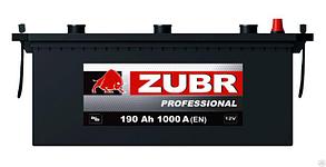 Аккумуляторная батарея ZUBR PROFESSIONAL 190 Ah  L+ 4810728002011