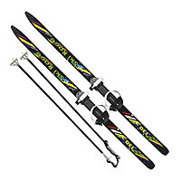 Лыжи подростковые "Ski Race", длина 130 см, с палками 100 см (крепление "цикл") 5234-00