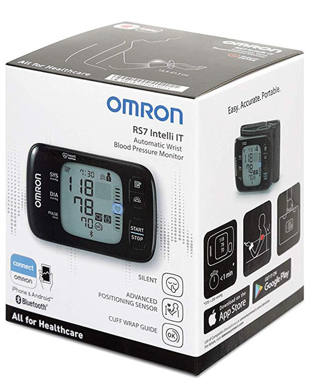 Тонометр электронный на запястье Omron RS7 Intelli IT - фото 2 - id-p104466410