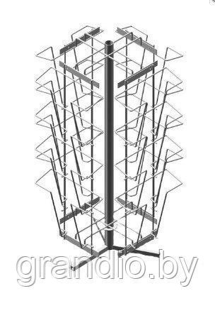 Cтойка а4 настольная вращающаяся для буклетов 16 карманов - фото 1 - id-p62474690