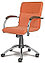 Кресла САМБА GTP + пюпитр пластиковый , Стул поворотный SAMBA GTP W T кож/зам V-, фото 3