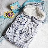 Детский конверт одеяло на выписку в коляску. Все сезоны - зима, осень, лето, фото 3