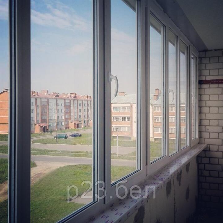 Рама балконная ПВХ