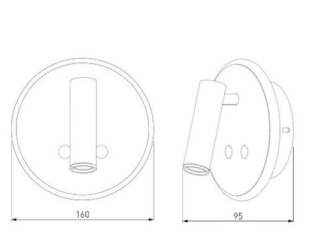 Настенный светильник Tera LED MRL LED 1014  серебро, фото 2