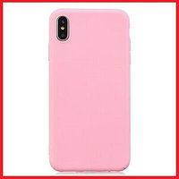 Чехол-накладка для Apple Iphone X / Xs (силикон) розовый