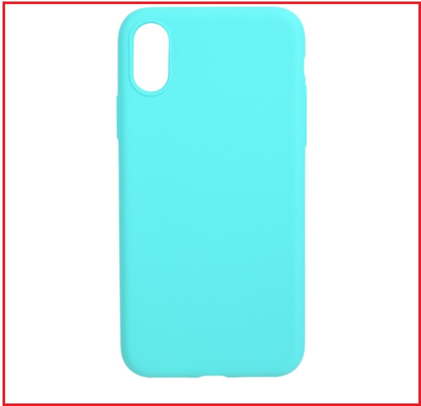 Чехол-накладка для Apple Iphone X / Xs (силикон) мятный