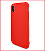 Чехол-накладка для Apple Iphone X / Xs (силикон) красный