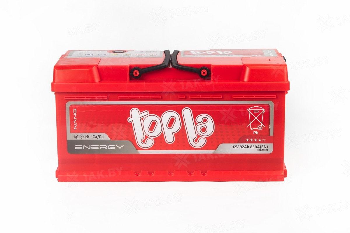 Аккумулятор TOPLA Energy (92 Ah) 800 A, 12 V Обратная, R+ LB5 108092