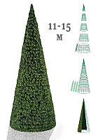 Большая уличная каркасная елка "Стандарт" 11 - 15 м