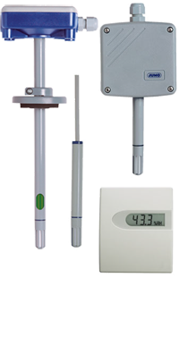 90.7021 | Измерительные преобразователи относительной влажности (с емкостным сенсором), температуры и концентрации CO2 для контроля параметров