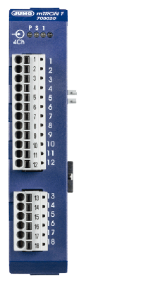 70.502 | JUMO mTRON T 4-канальный входной аналоговый блок