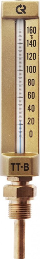 Термометр виброустойчивый TT-B-200/64. П11 G1/2 (0-100C) прямой