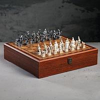 Шахматы подарочные «Бородинское сражение», р-р поля 31 × 31 см