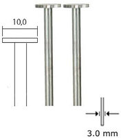 ФРЕЗА ТВЕРДОСПЛАВНАЯ (2 шт) ø10*1мм хвостовик 3мм. PROXXON 28727
