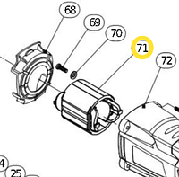 Статор RH2429 WORTEX Z1C-DS-26KI-71