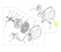 Стартер в сборе BCM3310 MAKITA 351200940 (оригинал)