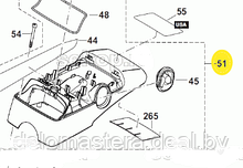 Корпус воздушного фильтра DPC6430,6431,6441 [395118210] MAKITA 395118093 (оригинал)