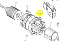 Редуктор BHP448 MAKITA 126448-9 (оригинал)