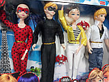 4 куклы: Леди Баг, Хлоя, Супер Кот, Эдриан, фото 2