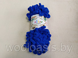 Пряжа Alize Puffy, Ализе Пуффи, турецкая, плюшевая, 100% микрополиэстер, для ручного вязания (цвет 141)