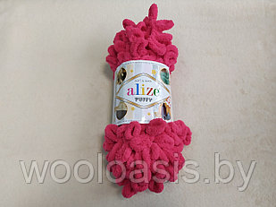 Пряжа Alize Puffy, Ализе Пуффи, турецкая, плюшевая, 100% микрополиэстер, для ручного вязания (цвет 149)